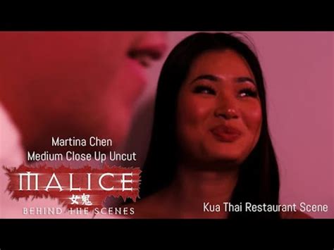 martina chen|Behind the Scenes: Awkward Restaurant Date Scene 